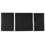 3PCS Center Console Storage Box Cover Trim Carbon Fiber Replacement for Tesla Model 3 2023 Onwards