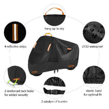 210D Thick Oxford Cloth Universal Motorcycle Waterproof Dust Snow Protection Motorbike Rain Cover Sunshade UV Protect