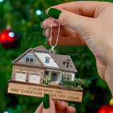 Tree Pendant New Home Ornament House Warming Keepsake Versatile Festive Acrylic Christmas Decorations