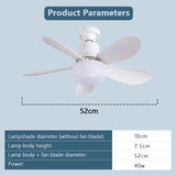 40W LED Light Fan with Remote Control Fans Lamp 3 Speeds Adjustable Decorative Ceig Fanlight for Living Room