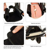 Shoe Anti-Slip Wheelchair Pedals Foot Rest for Elderly Patient Safety Footrests Fixed Strap Wear-Resistant