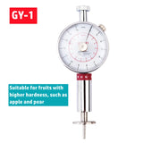 GY-1 GY-2 GY-3 Pointer Hardness Tester Portable Penetrometer Steel Fruit Sclerometer Apple Pear Banana Durometer