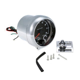 7 Led Colors Background Light 3.75'' Car Universal Black Tachometer Gauge Blue Inter Shift light