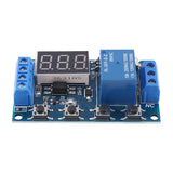 10X HW-521 Digital Time 1 Way Relay Trigger Cycle Timer Delay Switch Circuit Board Timing Control Module