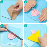 23Pcs Polymer Cutter Tools,Clay Roller,Sheet,Scraper Backing Board,Polymer Clay Shaping Sculpting For DIY Craft