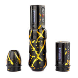 FK MAX Tattoo Machine Cartridge Pen Coreless Motor Lithium Battery Pen Machine Gun With Two Batteries For Tattoo Artists Body