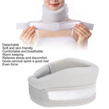 Removable Sponge Collar Holder Fixation Strap Breathable Relieve Pains Neck Brace Cervical Stress