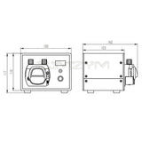 intelligent mini small food grade circulating self-absorbent large w automatic Peristaltic pump, 220V DC pump