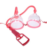 Enlarge Massager Enhancer Large Size Manual Breast Enlargement Pump With Twin Cups Cupping