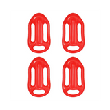Beach Lifeguard Children Practice Swimming Surfboard Red Iatable Floating Board Blowing Toy