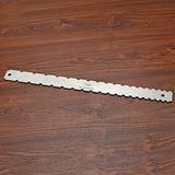 Guitar Notched Straight Edge Luthiers Tool Edge String Action Ruler Guitar Notched Straight Edge String Height Gauge NEW