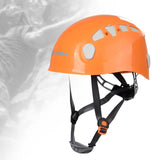 Climbing Helmet Protection with Chin Strap Construction Hardhat for Adults Mens Womens Mountaineering Rappelg Rope Descent