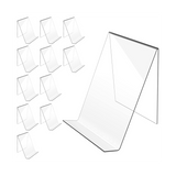12 Pack Acrylic Stand,Clear Display Easel,Acrylic Book Stand Holder for Displaying Comic Books Albums