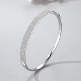 Women's Temperament Full Of Stars With Diamonds Sterling Silver Bracelet