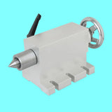 Center Height 65MM Movable CNC Tailstock Telescc Stroke 50MM for 4 MT2 Rotary Axis Wood Router Engraving hine