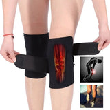 1 Pair Adjustable Therapy Brace Support Sleeve Warm Self Heating Tourmaline Knee Pad Pain Relief Patella Protector For Gift