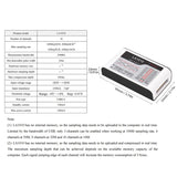 16 Channels Logic Analyzer USB 2.0 Interface 100MHz Sampg Rate Supports PC Software for Timing Judgment and Analysis