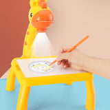 LED Projector Drawing Tablet With Singing Function For Children's Painting Tools Electronics Writing Board Kids Educational Toy