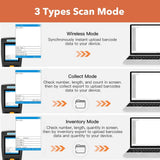 Trohestar Data Collector PDA Barcode Scanner 1D Reader Wireless Handheld Inventory Counter Bar Code Scanners