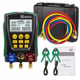 DY517A Pressure Gauge Refrigeration Digital Vacuum Pressure Manifold Tester Meter HVAC Temperature Tester Valve Tool Kit