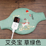 Household Portable Electric Heating Moxibustion Bao Mugwort Waist Abdomen Warm Palace Hot Compress Physiotherapy Bag New