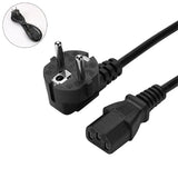 1.5M 3 PIN EU US AU UK Computer PC AC Cord Adapter Cable for Printer Netbook Laptops Game Players Cameras Power Plug Electronics Batteries Charger