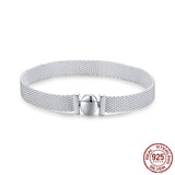 Woven Basic Silver Bracelet