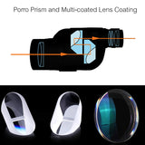 Telescope 13x50 Monocular Powerful Professional FMC Optical Monoculars with Range Reticle Waterproof Camping for Travel and Hunt