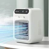 Portable USB Chargeable Humidifier Cooler Fan - 2 Gear, For Office, Dorm & Room