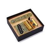 Electric Guitar Pickup Gold Neck Bridge Plate Pickup Neck Bridge Control Line 3 Way Switch Volume Control Plate for Guitar Brass