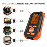 Wireless Meat Thermometer - 328FT Remote Range, Smart Cooking with 2.7-inch LCD