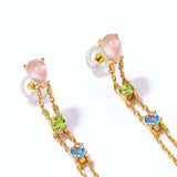 Blue Topaz Earrings