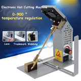 220V Cutter Electronic Hot hine Temperature Adjustable Rope Band Manual Cut Lace Ribbon Cutting Scissor