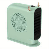 1pc Cute Little Antler Heater Winter Office Heater Small Heater With Heating And Fan Modes New Desktop Mini Heater Small Household Electric Heater Student Dormitory Heating Fan Back To School Supplies Winter Essential