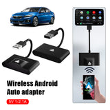 Plug And Play Wired To Wireless Adapter For Android 2.4G&5G WiFi Auto Pairing OTA Upgrade