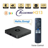 Q1 Smart ATV 10 Allwinner H313 2GB 16GB Dual Wifi 4G 5G BT5.2 HD 4K Media Player Android Voice remote Set Top Box
