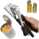 Commercial Hand Crank Can Opener Manual Heavy Duty with Comfortable Extra-Long Handles Oversized Knob