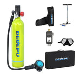 DEDEPU S5000 Oxygen Cyder Respirator Scuba Diving Tank 1L Equipment Snorkeg Hand Pump
