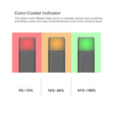 Portable Tester Home Gardening Plant Light Alarm Humidity Monitor Soil Hygrometer Probe Scale Moisture Meter