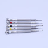 316# Steel Extreme Hardness 10pcs Watch Screwdriver Set in Wooden Case with Spare Tip