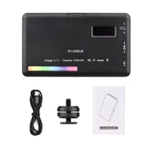 W140 RGB LED Video Light Lamp Photography Fill Light CRI95+ 2500-9000K Dimmable 20 Lighting Effects LCD Display Cold Shoe