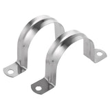 10 Stainless Steel U-Shaped Clamps, Half For Fittings Pipe Clamp -80Mm