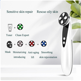 Multifunctional Ems Microcurret Facial Face Beauty Instrument Led Photon Rf Radio Frequency Home Use Skin Tightening Machine