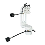 astronomical telescope micro motion visual theodolite bearing 10kg 360 degree dial dual axis worm gear