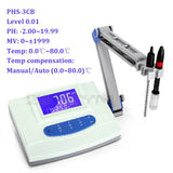 110/220V Digital Display Bench Desktop PH/MV/Temp Tester Acidity Meter Laboratory Water Quality Analyzer