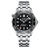 GUANQIN Mechanical Luxury 100M Waterproof Man watch Ceramics Bezel Luminous Sapphire glass Men's watches Stainless steel Watch