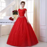 2021Wedding Dress Lace Shoulder Slim Fit Big Code