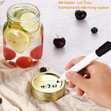 100 Pcs 70Mm Regular Mouth Lids For Ball,Kerr Jars,Mason Lids,Split-Type Jar Lids,For Mason Canning
