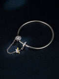 S925 Sterling Silver Personality Fashion Simple Bracelet