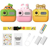 48MP Instant Digital 1080P Child Selfie Camera Toy 2 Inch IPS Screen Gifts for Girls Boys Birthday Holiday Travel